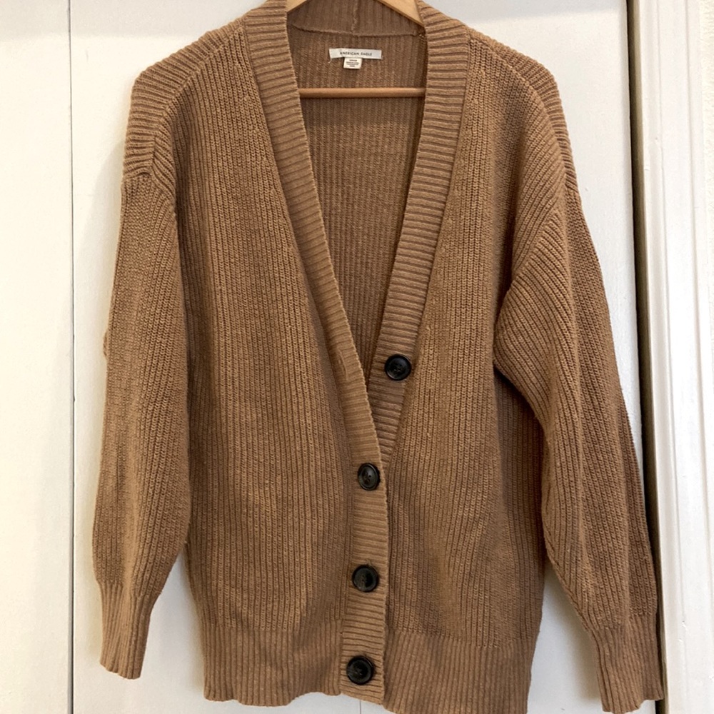 America Eagle long sleeve cardigan sweater
